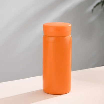 200ML/350ML Mini Thermos Cup Small Capacity Vacuum Flask Stainless Steel Pocket Cup Coffee Mug Kids Insulated Hot Water Bottle