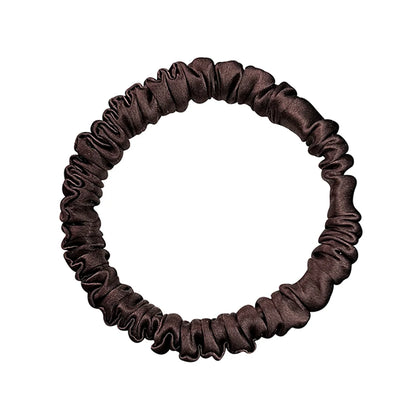 100% Pure Mulberry Silk Scrunchies Hair Bands Ties Gum Elastics Ponytail Holders for Women Girls Hair Accessories 19 Momme 1.5CM
