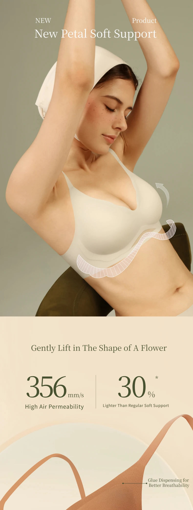 SUJIIN Sexy Push Up Black Bras for Women Comfortable Seamless Wireless Bra Female Summer Smoothing Soft Support Bralette Lady
