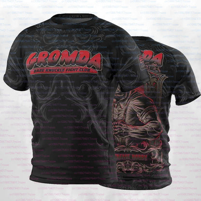 MMA Team Jersey - Breathable Short Sleeve Boxing Game Shirt With 3D Print Sportswear