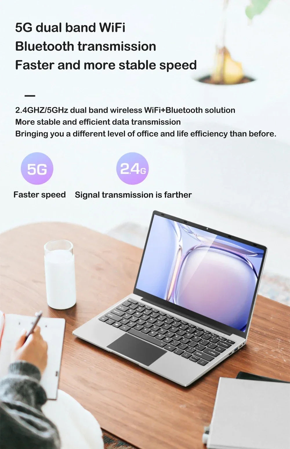 2026 14.1" Slim I9-9900 Laptop,32GB 2TB NVMe SSD,Win11 Pro,WIFI6 BT5.2 FHD Notebook for Gaming Design Office Study