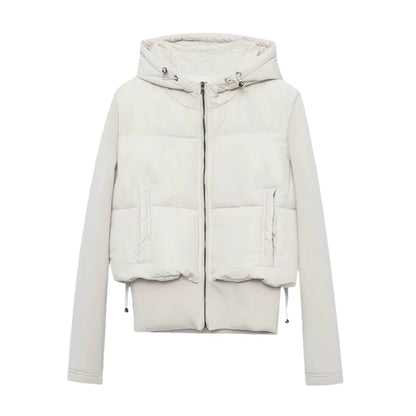 Women's Cotton Coat - Slim Fit Hooded Casual Jacket | Autumn Winter Outerwear