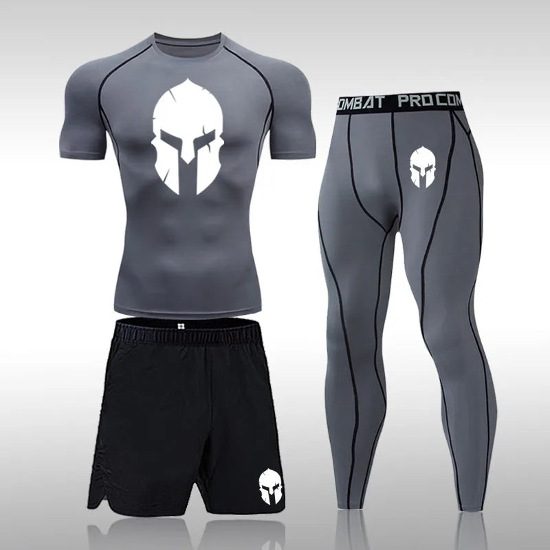 Men Sport Suits - Compression Workout Gear | Rashguard Shirts & MMA Fightwear