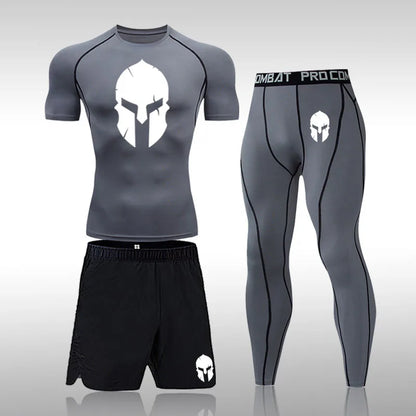 Men Sport Suits - Compression Workout Gear | Rashguard Shirts & MMA Fightwear