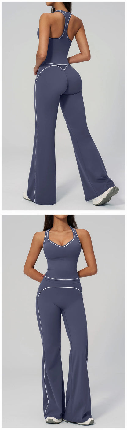 Yoga Suit 2PCS Women Tracksuits Sports Outfits Gym Clothes Running Sports Bra Suits Female Workout Yoga Clothes Athletic Wear