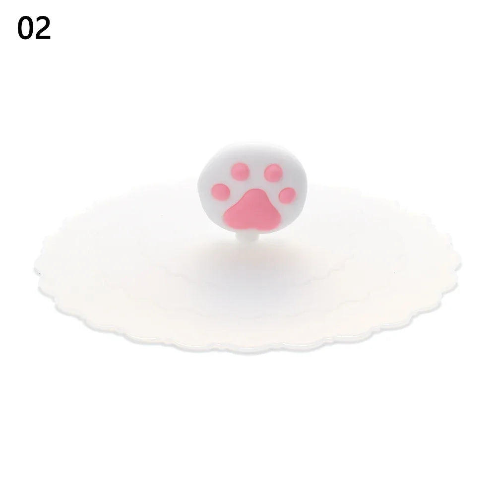 Silicone Cup Lids – Cute 10cm Leakproof Heat-Resistant Mug Covers