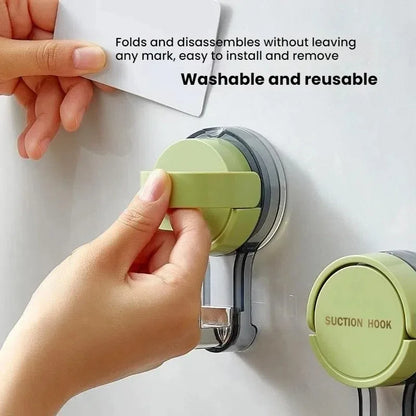 Wall Mounted Vacuum Suction Cup Hook - No-Drill Removable Key  Towel Hanger for Bathroom  Kitchen - ZOOMNSTORE