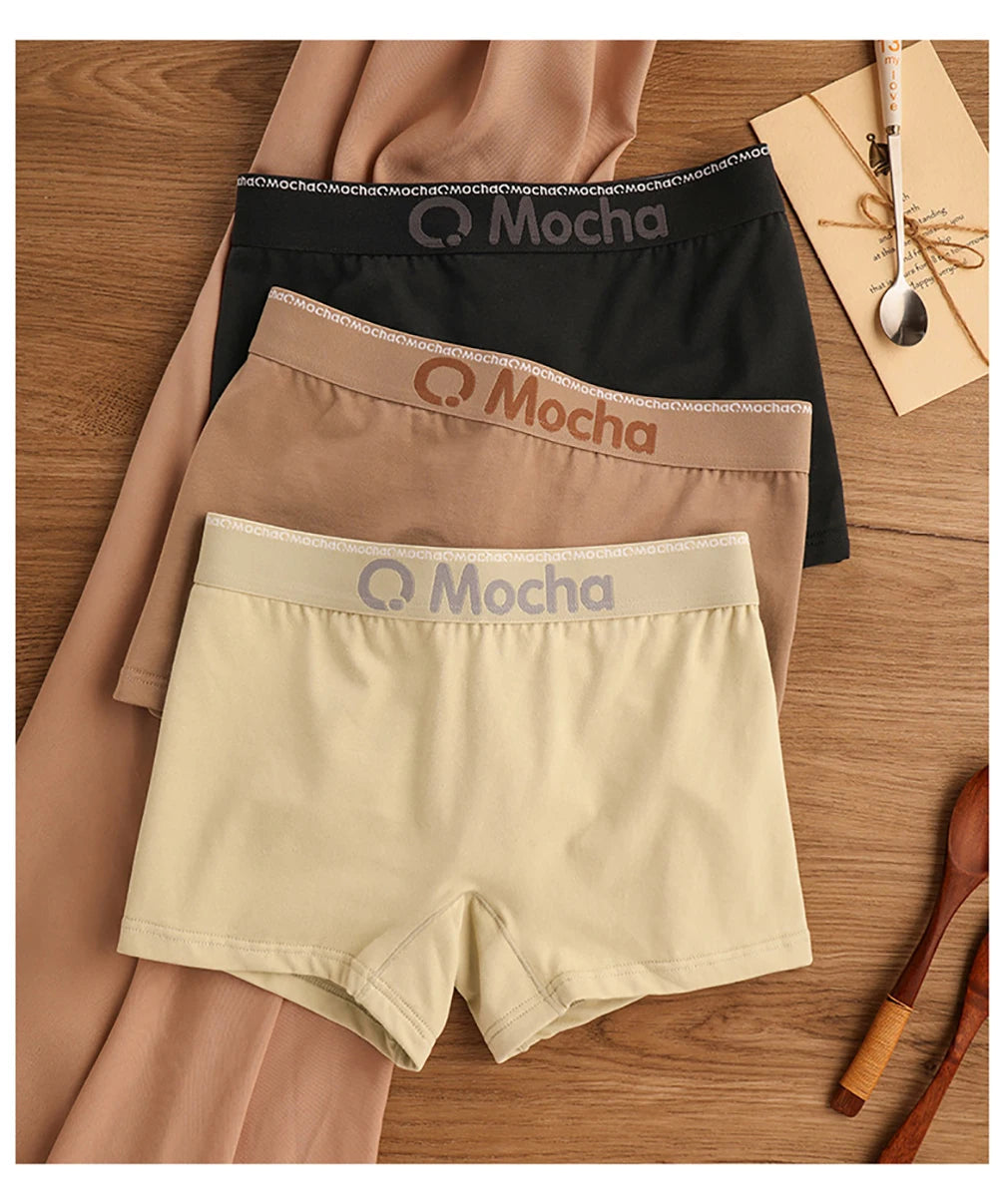 3PCS/Pack 100% Cotton Comfortable Soft Antibacterial Women's Panties Female Safety Underwear Hygroscopic Breathable Lingerie