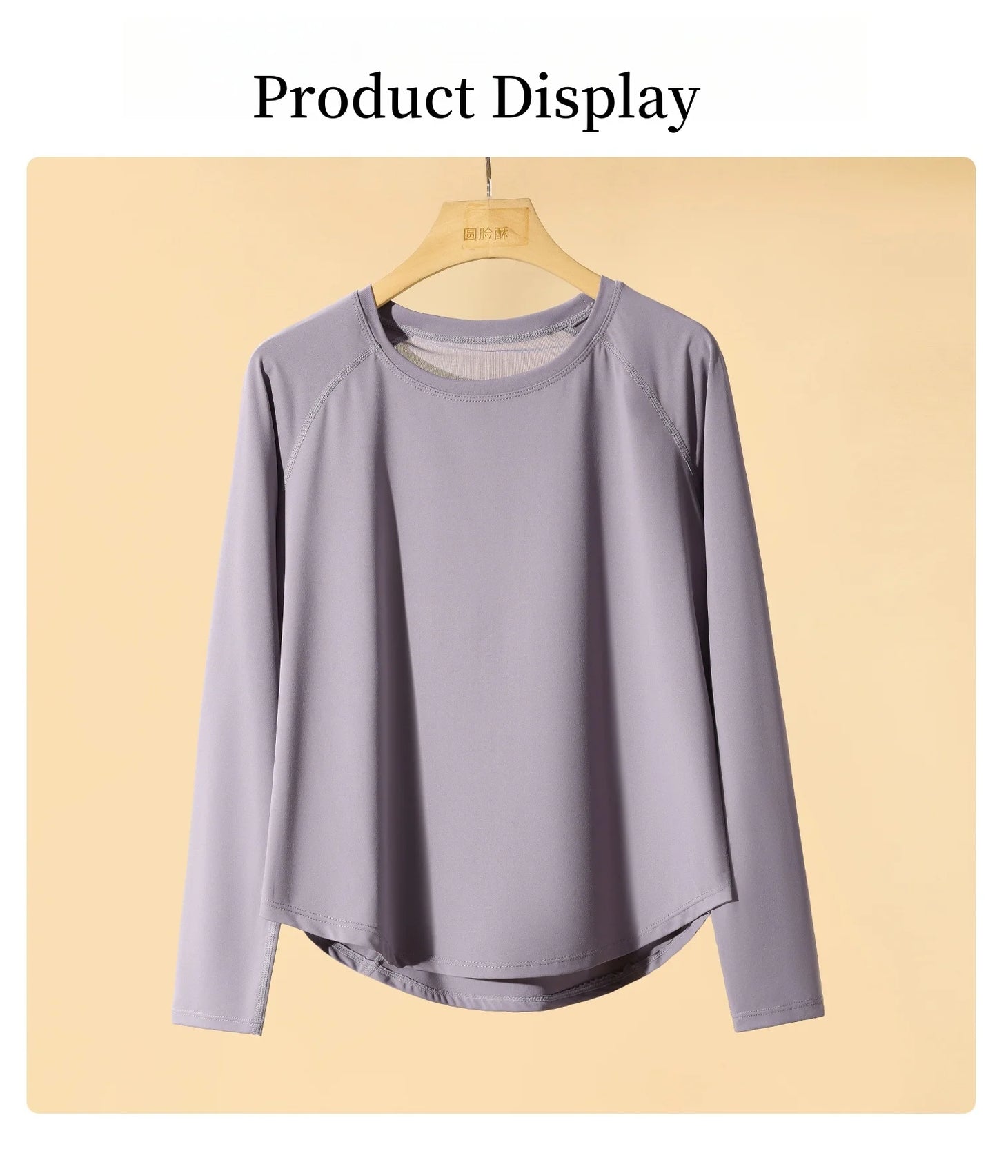 Women's Yoga Top – Long Sleeve Quick Dry Sportswear | Breathable, Flexible Workout Tee