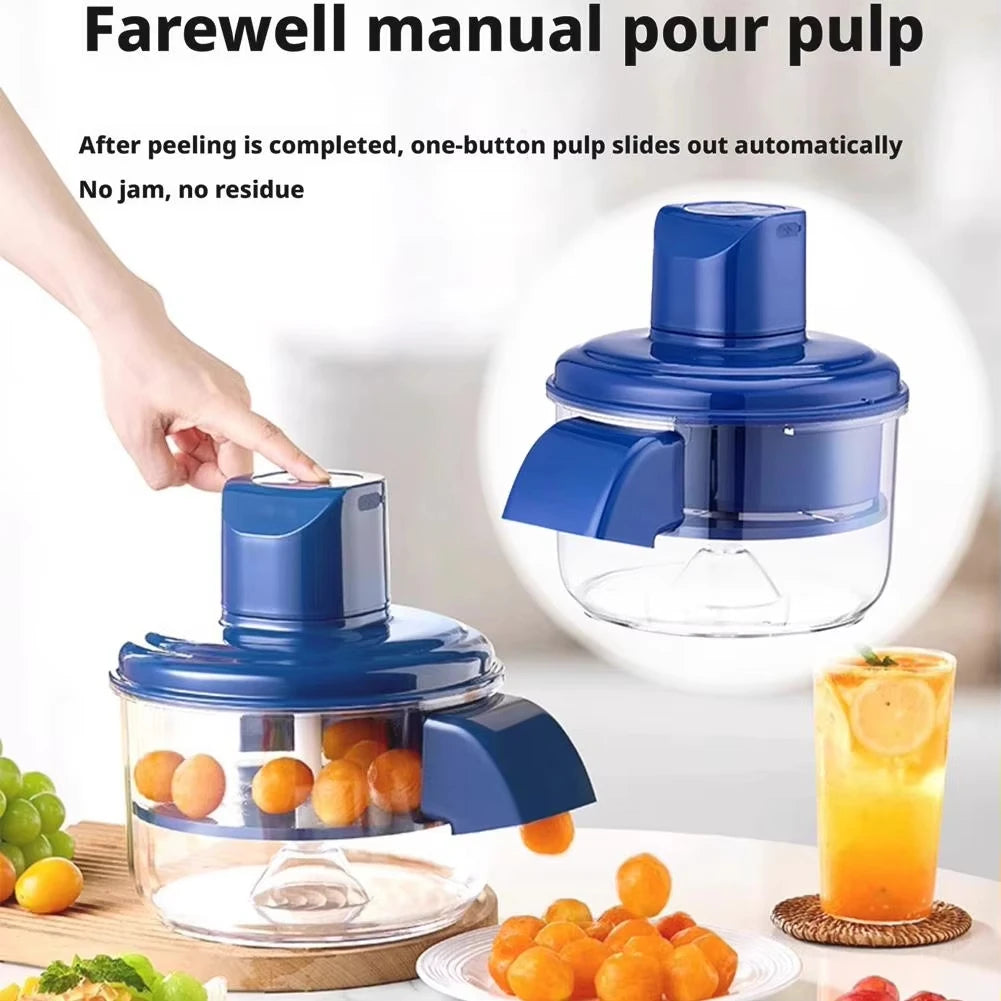 Electric Grape Peeler - Automatic Stainless Steel Fruit Skin Remover | Battery Powered