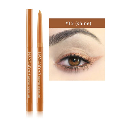Matte Eyeliner Pencil - Waterproof Gel Pencil With 20 Colorful Shades | Long Lasting, Quick Dry