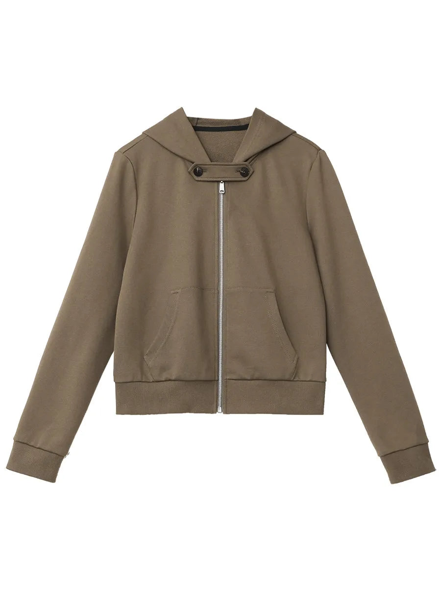 CHIC VEN Fashion Women Sweatshirts Solid Slim New Hooded Warm Female Jacket Short Sportswear for Woman Spring Autumn 2026