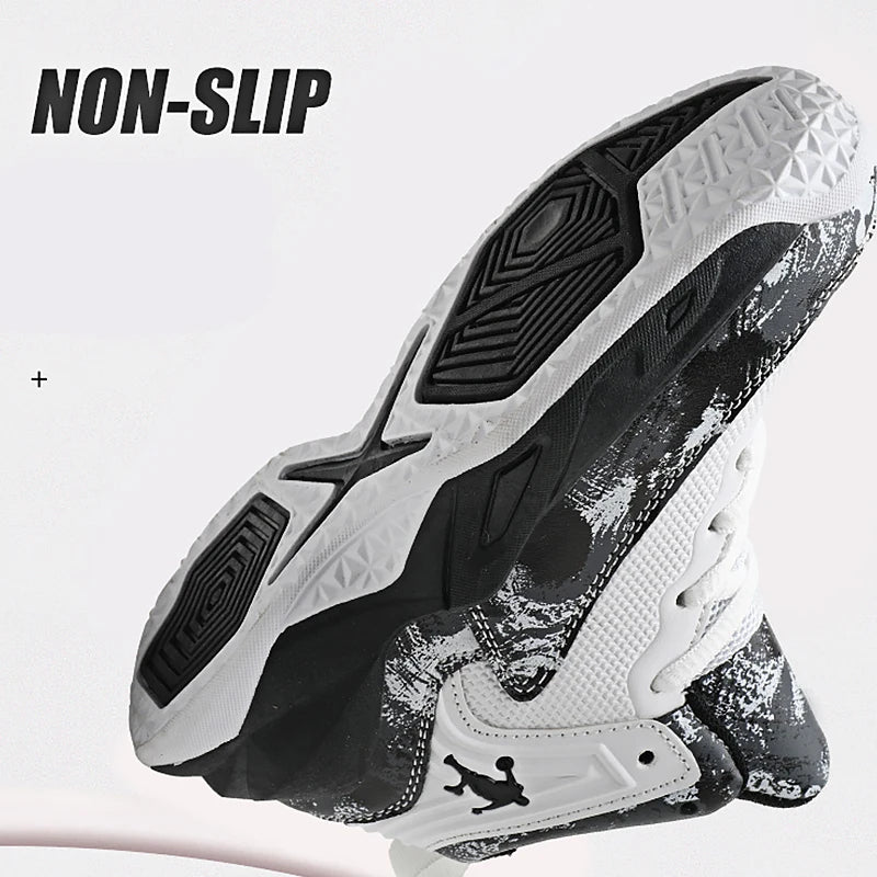 Children Basketball Shoes - Kids Sneakers Lace Up | Non Slip PU Leather High Top