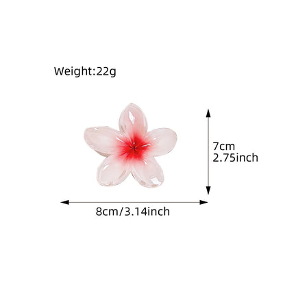 2025 New Vacation Egg Flower Hair Clips Hawaii Beach Claws Bohemian Hairpin for Girls Women Hair Claws