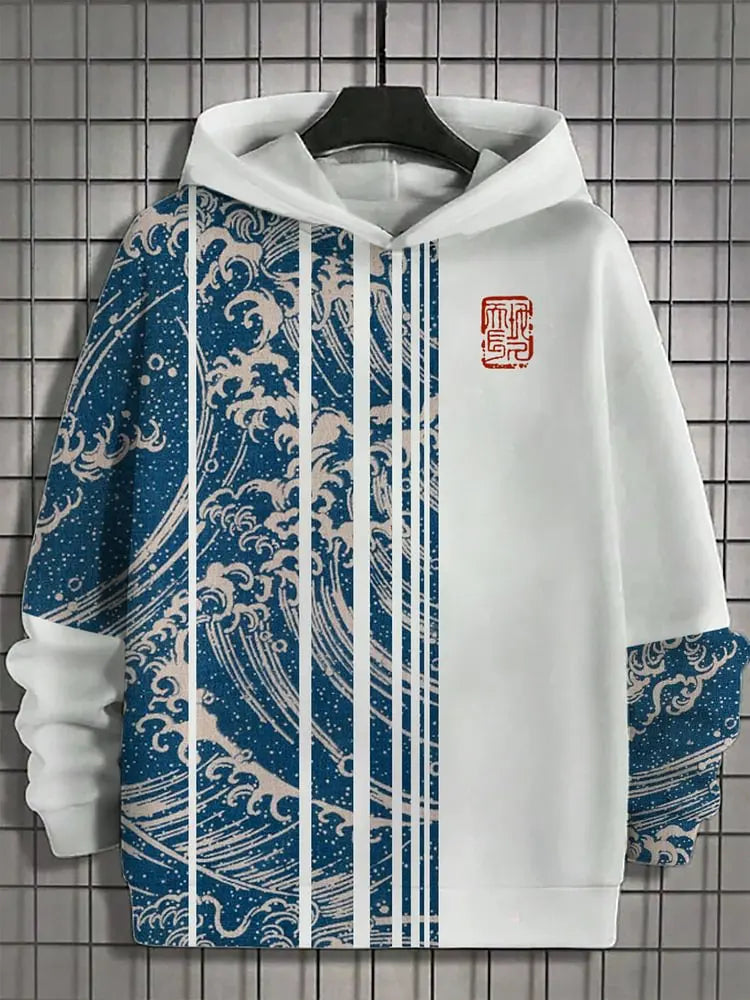 New Autumn And Winter Men's 3D Print Hoodies Japanese Harajuku Fashion Casual Sports Hooded Anime Beast Pattern Man Hoodie