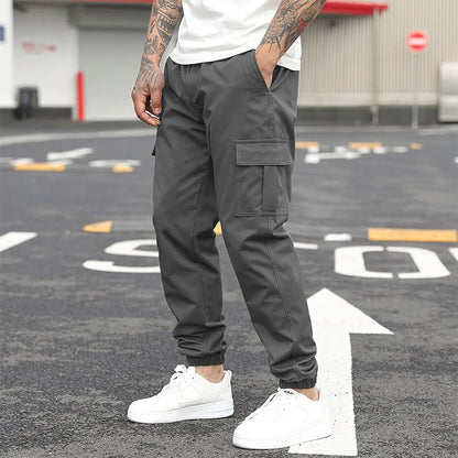 Men's Summer Tactical Cargo Pants Lightweight Casual Trousers  Wear-resisting Multi-pocket Outdoor Hiking Male ﻿