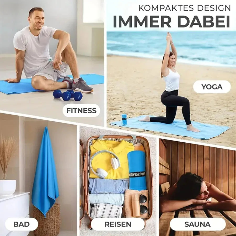 Outdoor Sports Super Absorbent Soft Quick Drying Towel, Travel Towel, can be used for travelling, yoga, beach，bathing