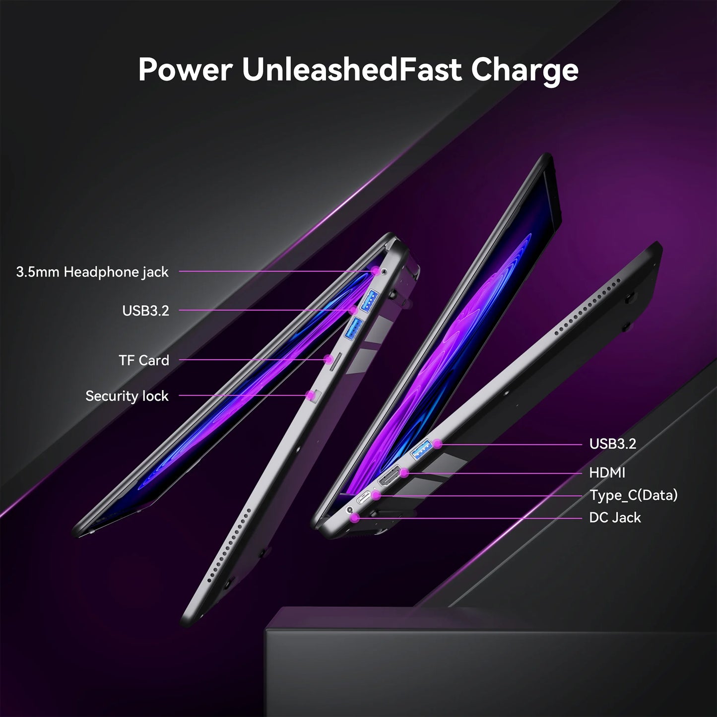 ACEMAGIC Ultra Thin Laptop - Intel N97 Portable Office Laptop with 16GB DDR4 RAM & 512GB SSD