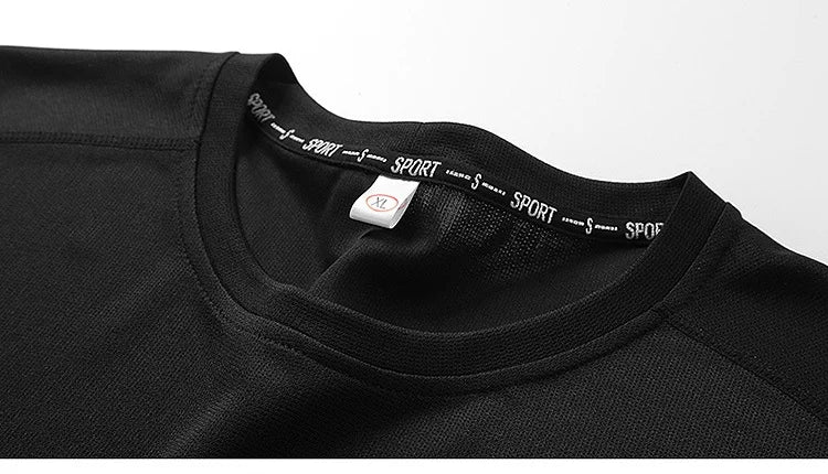 Plus Size Men's T-Shirts - Summer Big Tops | Quick Dry Slim Fit Mesh Tee