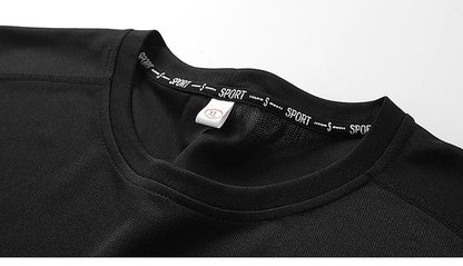 Plus Size Men's T-Shirts - Summer Big Tops | Quick Dry Slim Fit Mesh Tee