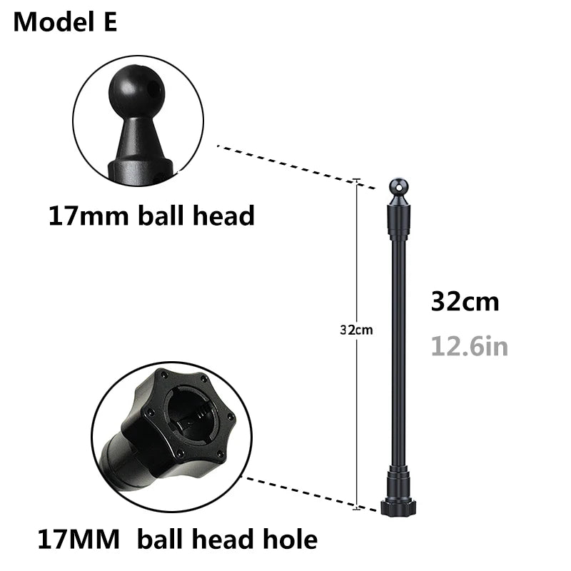 Flexible Arm Monopod Selfie Stick Rod Mount Holder Stands for Mobile Phones for Gopro Hero DJI OSMO Insta 360 Cameras Tripod