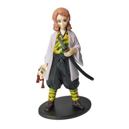 Anime Figure Demon Slayer Figures Kimetsu No Yaiba Doll Tanjiro Nezuko Zenitsu Figurine Inosuke Warrior Action Figure Model Toys