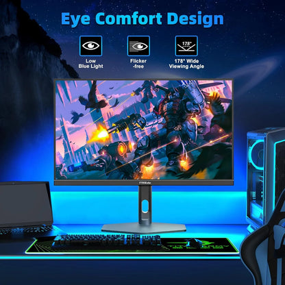 27 Inch Gaming Monitor - 2K 1440P IPS, 300Hz Refresh Rate, 0.8ms Response Time