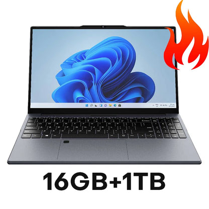 Intel Core i7 Laptop - 15.6 Inch Ultra Slim Notebook Computer | 16GB DDR4 RAM, 1TB SSD Storage, Windows 11