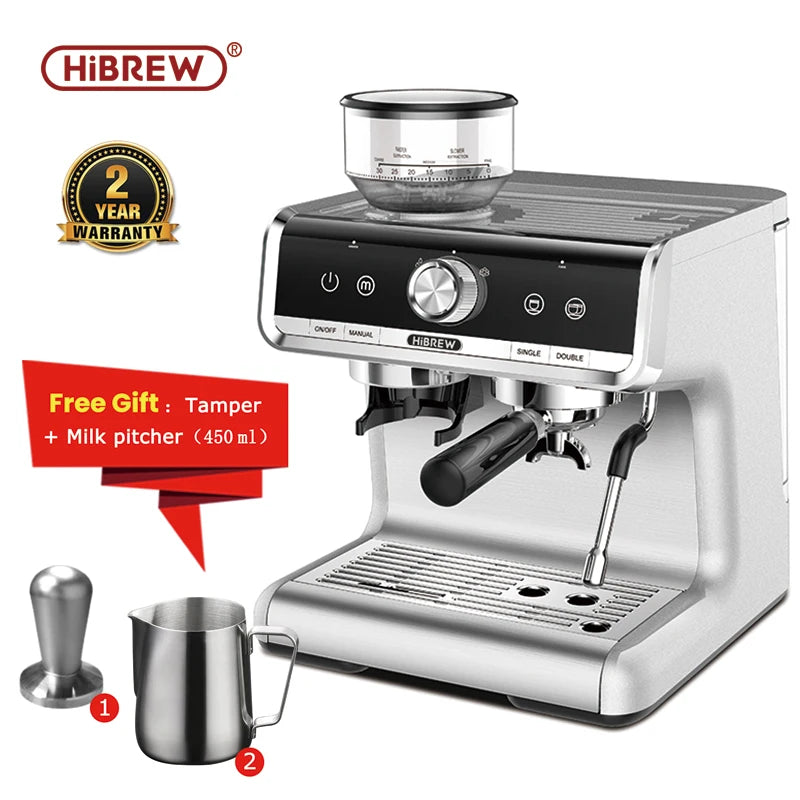 HiBREW Barista Pro Espresso Machine - 20 Bar Bean to Cup Coffee Maker for Cafes and Restaurants