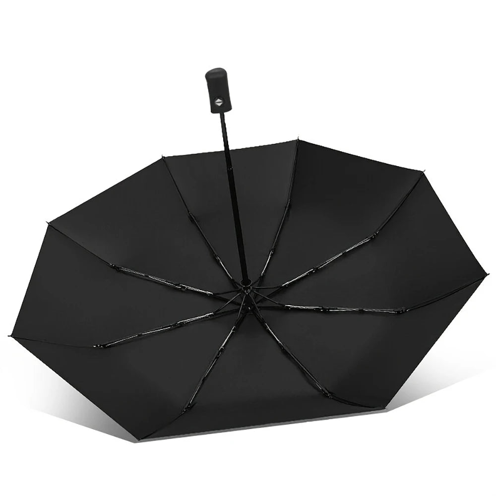 8-Rib Automatic folding Umbrella - Compact, lightweight, durable, UV protection - rain and sun umbrella, automatic sunshade zwq