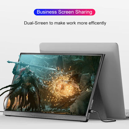 Portable Gaming Monitor 14 Inch IPS Panel | High Resolution Display | USB-C Portable Screen