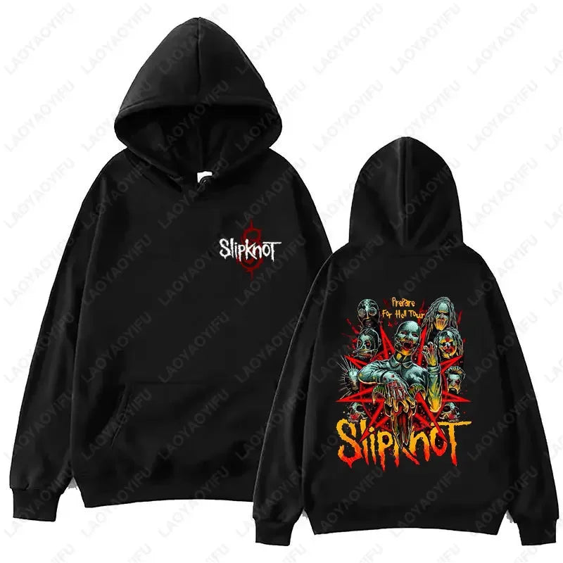 New Retro Casual Style S-Slipknot Rock Band Women Men Hoodie Sweatshirts Casual Clothes Hoody Warmth Streetwear Pullovers Top
