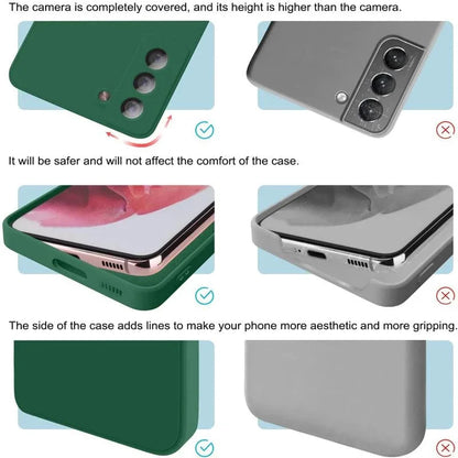 Delicate Liquid Silicone Camera Lens Protector Case For Samsung A17 A16 A56 A36 A15 S23 S24 S25 S26 UItra Plus Funda Coque Cover