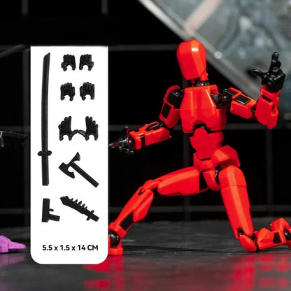 Titan Dummy 13 Action Figure Toys Multi-Jointed Movable Shapeshift Robot Mannequin Dummy Action Model Doll Toys Kid Decora