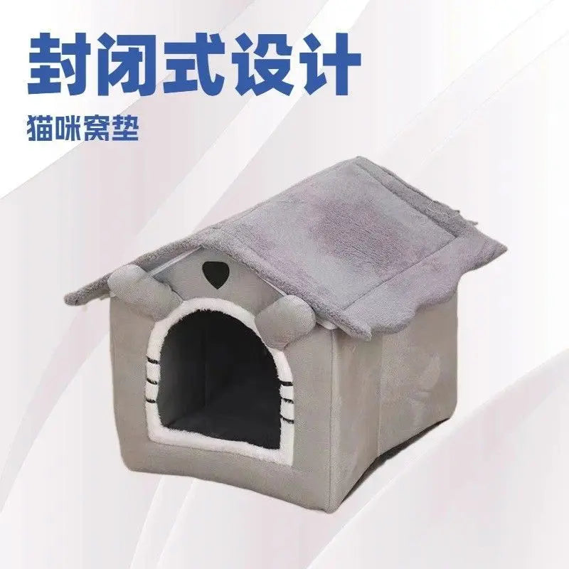 New Pet House with Super Large Space Cat and Dog Beds of All Sizes To Sleep in All Seasons Puppy Keep