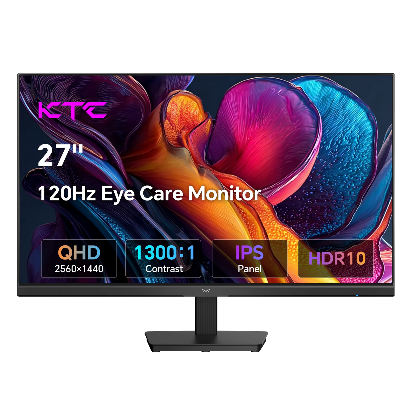 27 Inch Computer Monitor - QHD Display | IPS Panel Monitor | 120Hz Refresh Rate