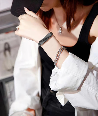 Women Smart Bracelet with Heart Rate Monitor Activity Fitness Tracker Sports Wristband Waterproof Smart Watch Men Smartband