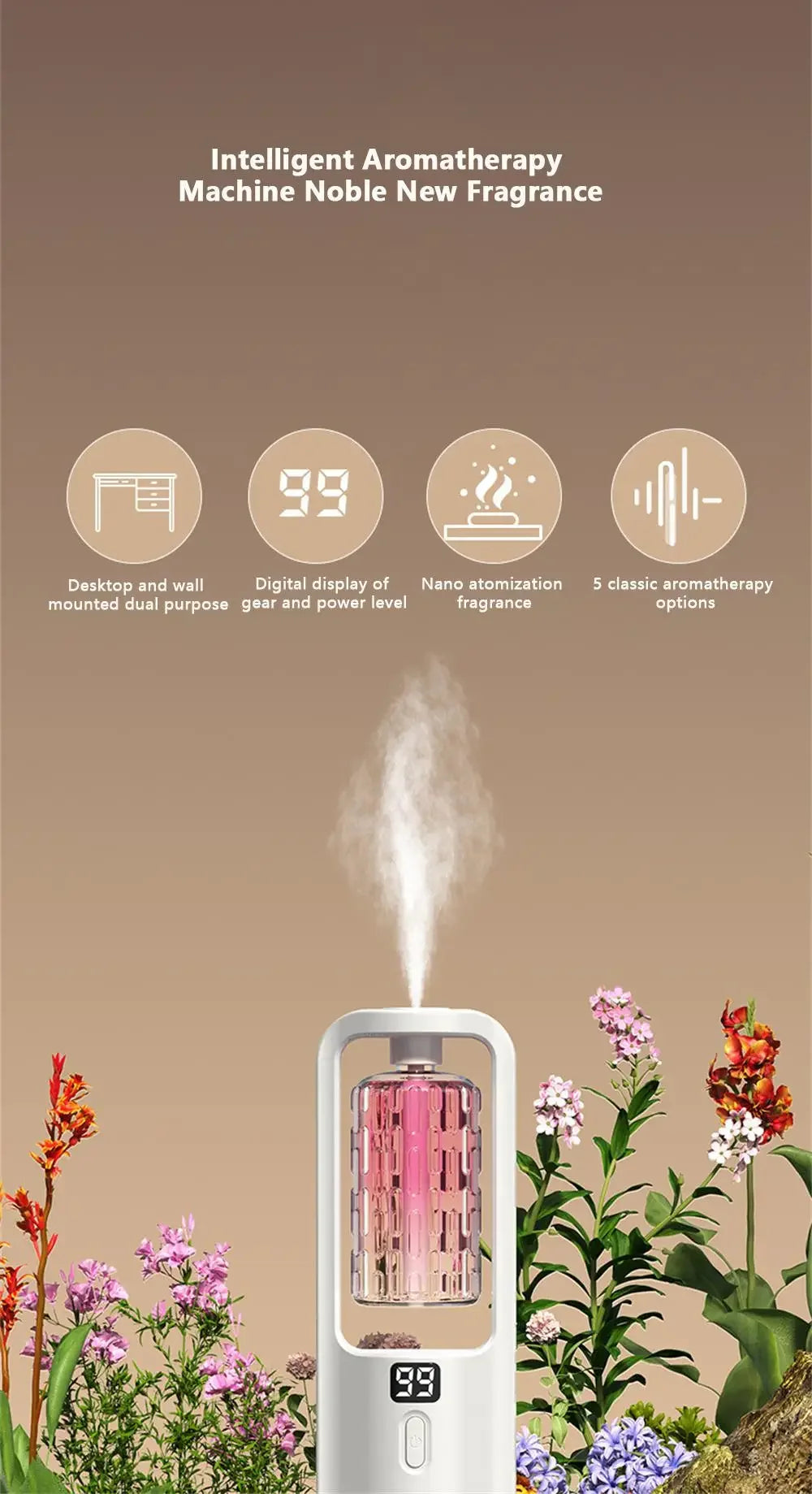 Essential Oil Diffuser  Humidifier - Aromatherapy Air Freshener for Home  Hotel - ZOOMNSTORE