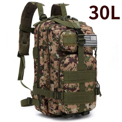 Waterproof Tactical Backpack - 30L50L Nylon Rucksack for Hiking Camping Fishing and Hunting