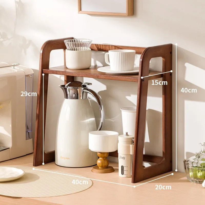 New Kitchen Shelf Countertop Multi-functional Electrical Storage Rack Multi-layer Cup Holder Household Storage Rack Plate Rack
