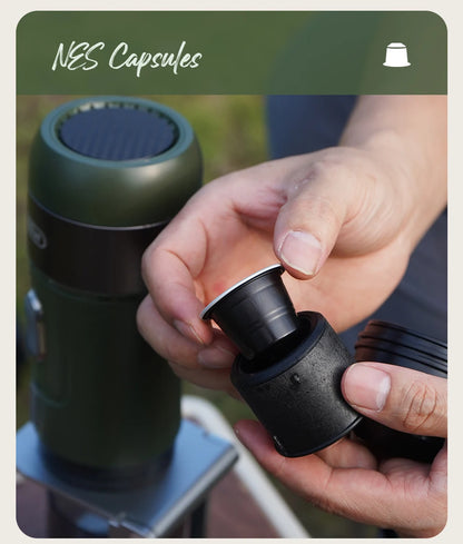 Portable Wireless Espresso Machine - Car  Home Coffee Maker for Nespresso Dolce Capsules - ZOOMNSTORE