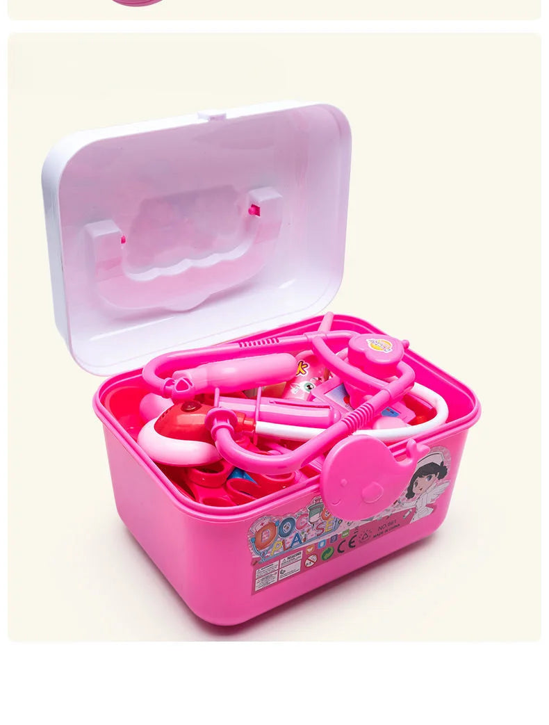 Kids Doctor Set Dentist Nurse Pretend Play Toys Simulated Stethoscope Medical Tool Kit Medical Role Play Accessories Fun Gifts