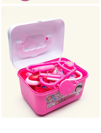 Kids Doctor Set Dentist Nurse Pretend Play Toys Simulated Stethoscope Medical Tool Kit Medical Role Play Accessories Fun Gifts