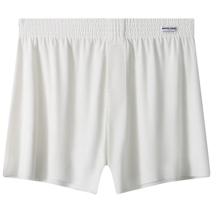 Mens Boxer Shorts Large Size - Ice Silk Breathable Sleepwear Pants | Loose Fit Boxers