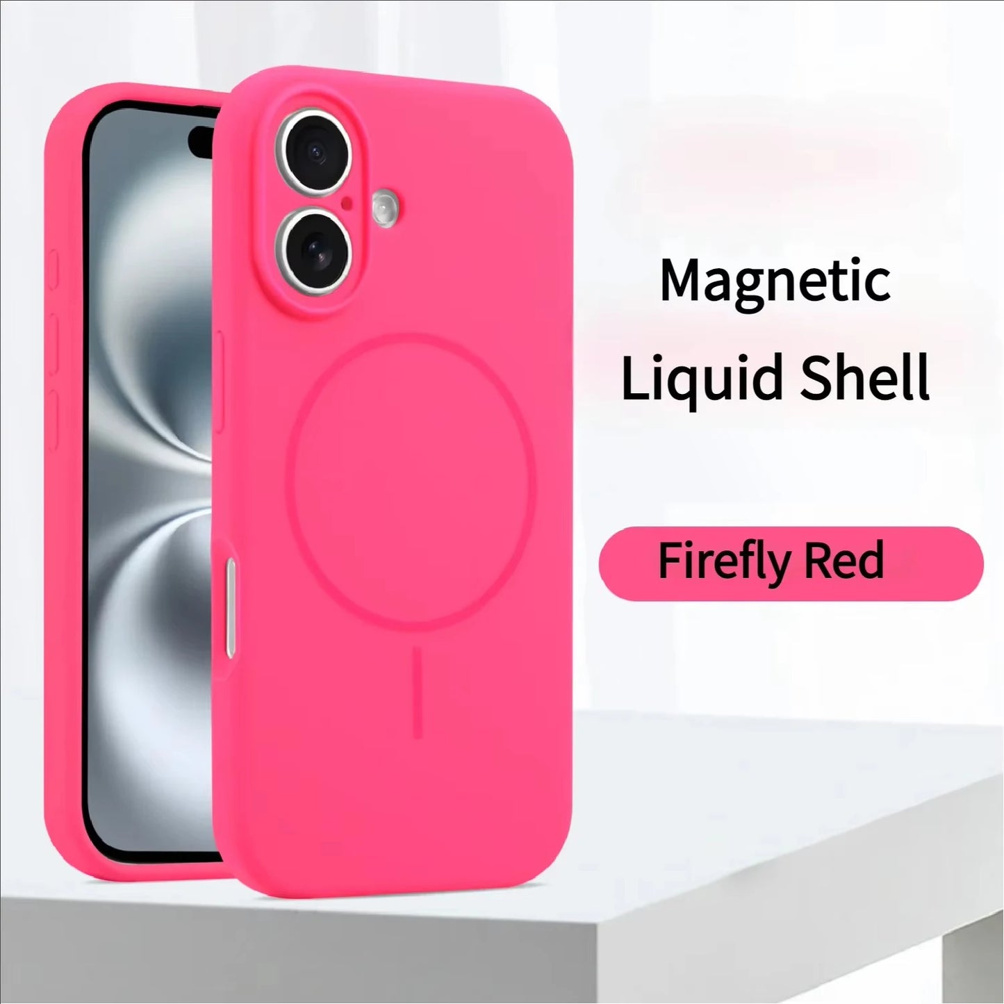 Magnetic Original Liquid Silicone Phone Case For iPhone 15 14 16 Plus 12 13 16 17 Pro Max Funda For Magsafe Protector Soft Cover