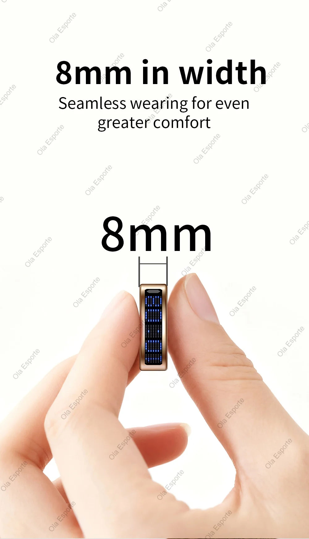 Smart Ring With Dynamic Display Screen 5 ATM Waterproof Blood Oxygen Heart Rate Sleep Monitor Sports Ring Men Women Fashion Ring