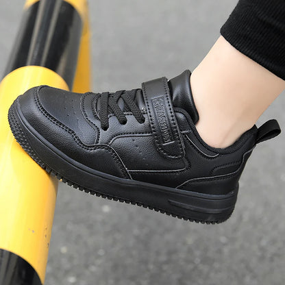Kids Running Shoes – Breathable Leather Sneakers With EVA Cushioned Soles For Children