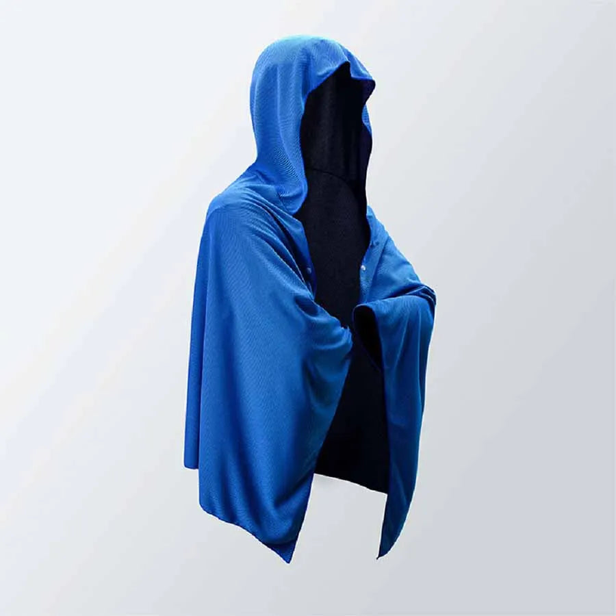1pc Quick Dry Shawl Sports Coldproof Hooded Headband Camping Gym Wipe Sweating Cooling Towel Sunscreen Quick Dry Head Cover
