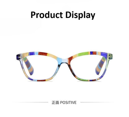 Reading Glasses Women – Lightweight Rectangle Plastic Frame With Anti-Reflective Lenses