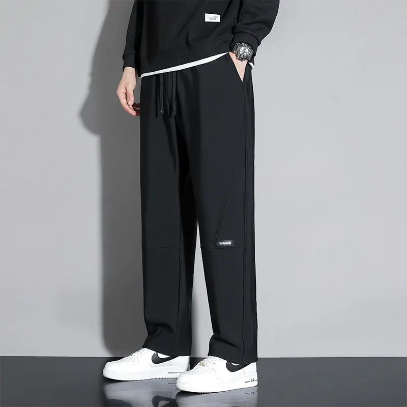 10XL Casual Pants Mens Straight Loose Trousers Men Clothing Elastic Waist Quick Dry Pants Summer Fashion Oversized Joggers Pants